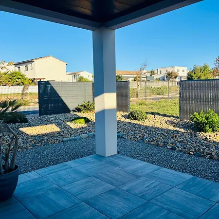 Villa Palmiers 5 Min De La Mer, Confortable 4 Personnes, Parking Free,
